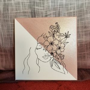 Embroidered Acrylic Canvas Art